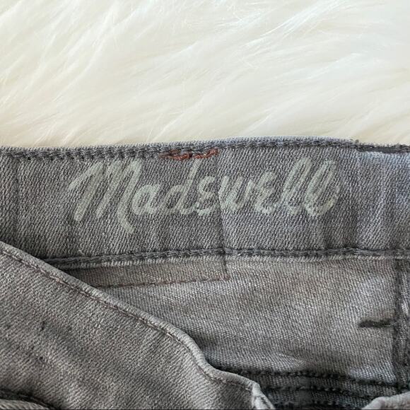 Madewell Skinny Skinny Ankle Grey Size 26 Jeans Mid Rise Stretch Inseam 27.5 - Picture 4 of 11